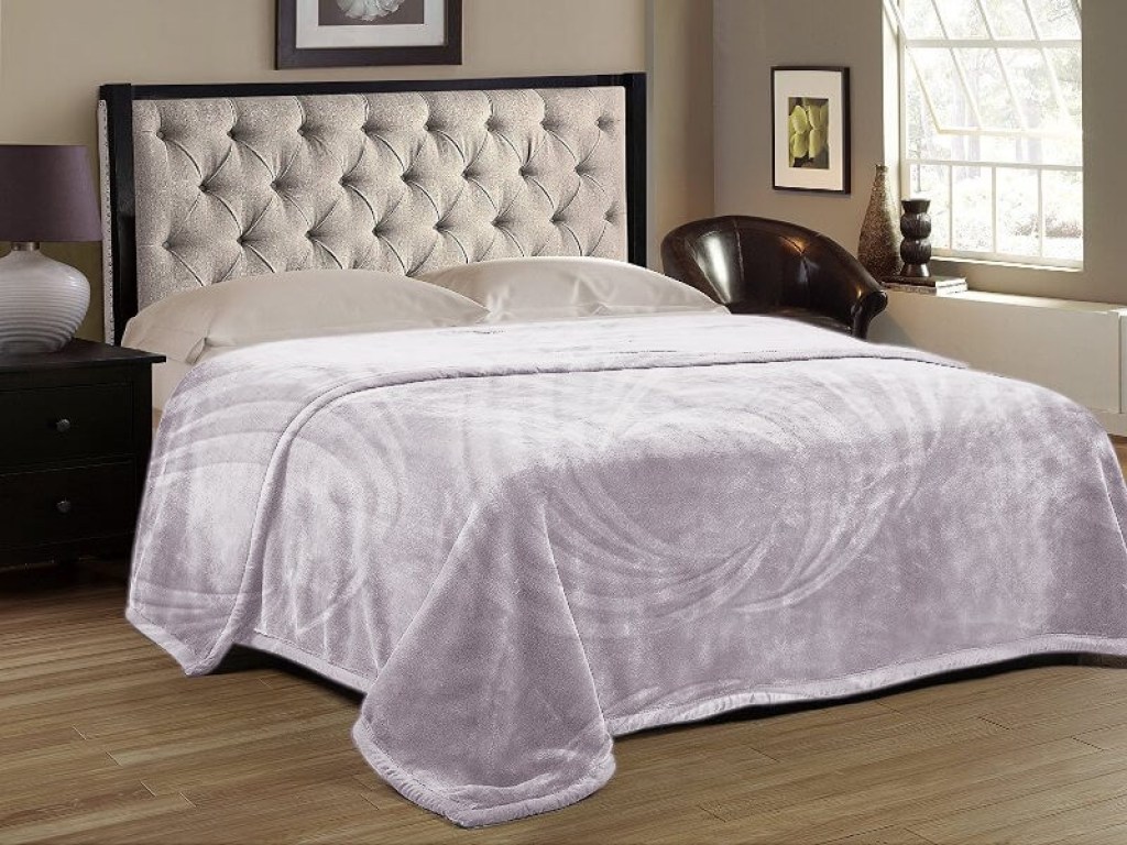 Κουβέρτα Υπέρδιπλη Βελουτέ Λιλά Super Soft Γαρύφαλλο | Γαρύφαλλο - Λευκά Είδη